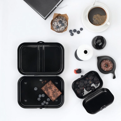 Lunchbox Koziol Pascal L met Compartiment Ocean Blue