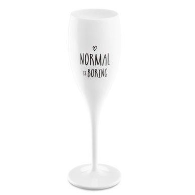 Sektglas Koziol Superglas Cheers No. 1 Normal is Boring