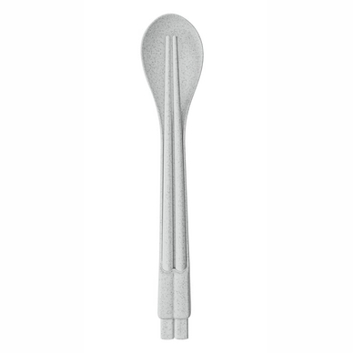 Bestekset Koziol Dynasty Chopsticks en Lepel Set Organic Grey