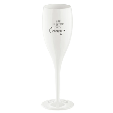 Sektglas Koziol Superglas Cheers No. 1 Life is Better with Champagne