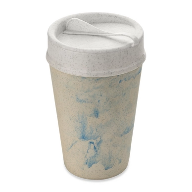 Thermosbeker Koziol Bio-Circulair Iso To Go Blueberry Swirl 400 ml