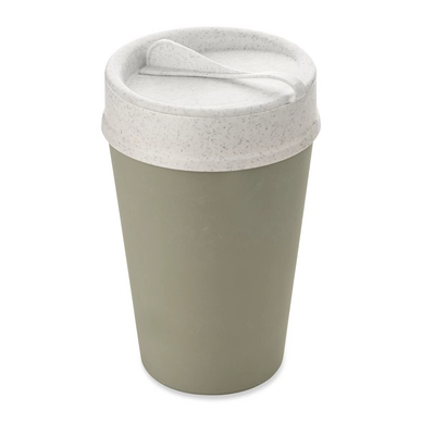 Tasse Isotherme Koziol Bio-Circulaire Iso To Go Concrete Grey 400 ml