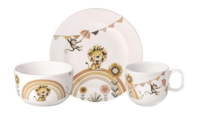 Kinderservies Villeroy & Boch Roar like a Lion Wit (3-delig)