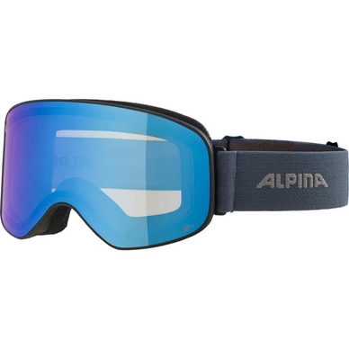 Skibrille Alpina Slope Q Lite Black/Dirblue Matt