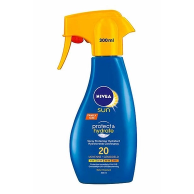 Zonnebrand Nivea Sun Spray Protect & Hydrate Factor 20