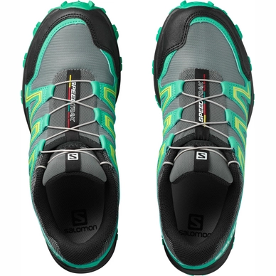 Trailrunning Schoen Salomon Women Speedtrak Monument Atlantis Black