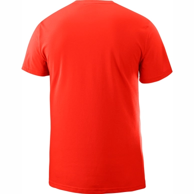 T-Shirt Salomon Men Blend Logo SS Fiery Red