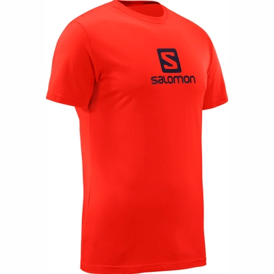 T-Shirt Salomon Men Coton Logo SS Fiery Red