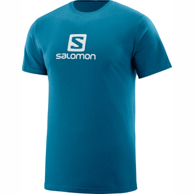 T-Shirt Salomon Men Coton Logo SS Moroccan Blue