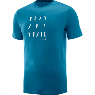 Tshirt Salomon Men Pulse SS Tech Moroccan Blue