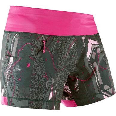 Korte Broek Salomon Women Elevate Flow Short Urban Chic Pink Yarrow