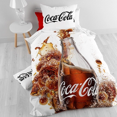 Dekbedovertrek Coca Cola White Katoen