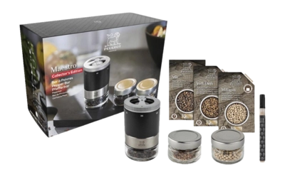 Pepper Mill Peugeot One Shot Black 11 cm