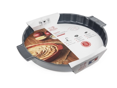 2---APPOLIA plat à tarte ardoise 30 cm 60367 fourreau