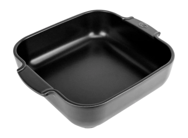 Plat à Four Peugeot Carré Céramique Satin Black 28 cm