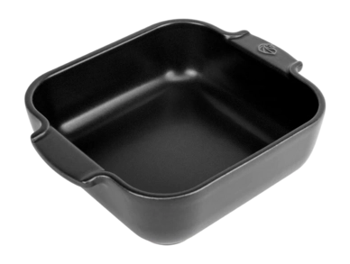 Plat à Four Peugeot Carré Céramique Satin Black 21 cm