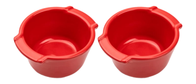 Duo Oven Dishes Peugeot Appolia Red 11 x 11 cm