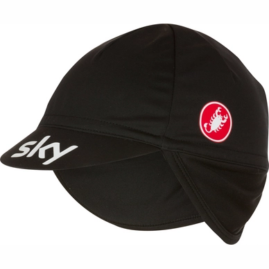 Fietspet Castelli Men Team Sky Difesa Cap Black