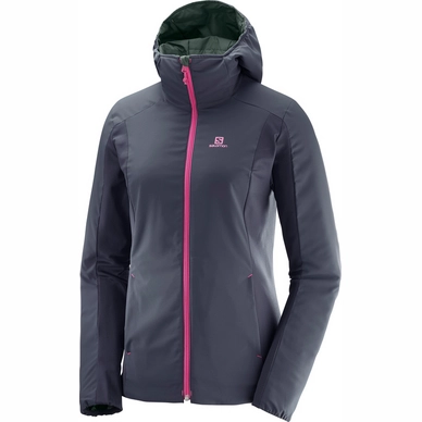 Jas Salomon Women Drifter Mid Hoodie Urban Chic Shadow Graphite