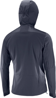 Jas Salomon Men Haloes Down Hybrid Hoodie Graphite