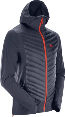 Jas Salomon Men Haloes Down Hybrid Hoodie Graphite