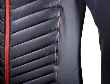 Jas Salomon Men Haloes Down Hybrid Hoodie Graphite