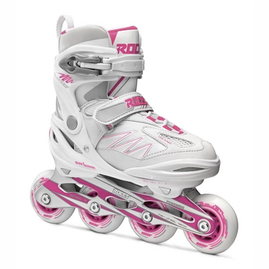 Inline Skate Roces Moody 5.0 Girl White Pink
