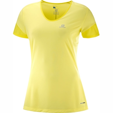 T-Shirt Salomon Trail Runner SS Limelight White Damen