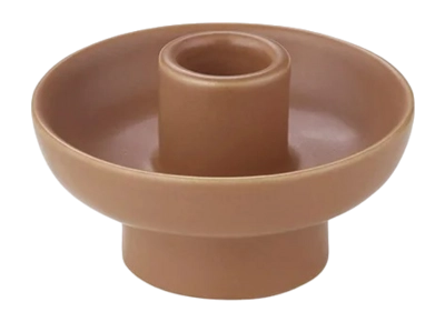 Candle Holder Blomus Vela Amber Brown Small