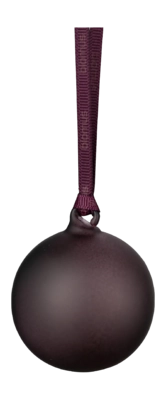 Kerstballen Blomus Juhla Midnight Plum (Set van 4)