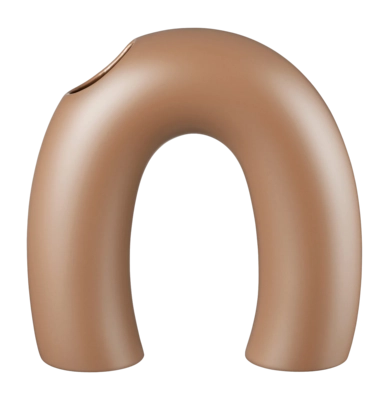 Vaas Blomus Kagetsu Amber Brown Medium