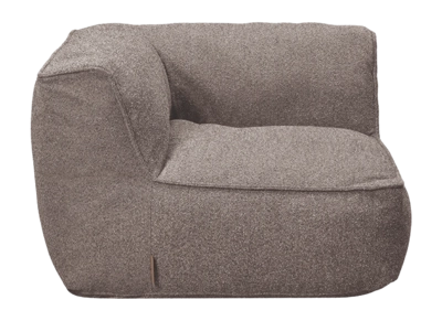 Loungebank Blomus Grow Corner Seater Unit Earth Bouclé