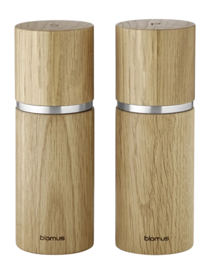 Salt and Pepper Mill Blomus Pepe Oak