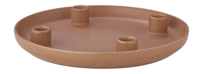 Kaarshouder Blomus Vela Amber Brown Large