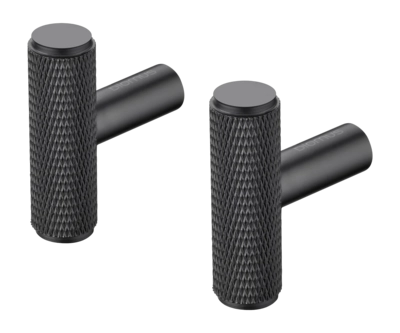 Wandhaakje Blomus Rof Elongated Black (Set van 2)