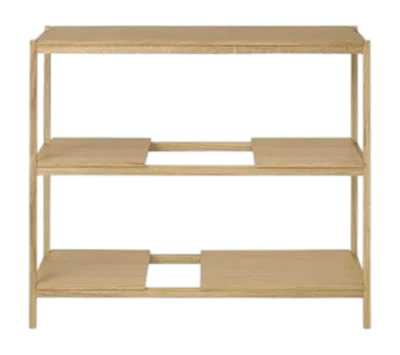 Kast Blomus Sukoya Natural Lacquered Oak Veneer Wood Small