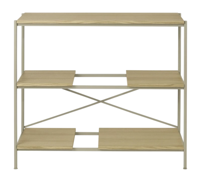 Kast Blomus Sukoya Natural Lacquered Oak Veneer Metal Small