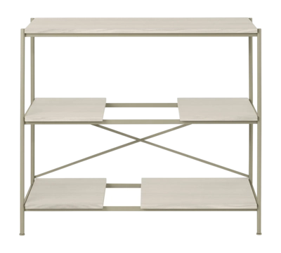 Shelf Unit Blomus Sukoya White Oiled Oak Veneer Metal Small