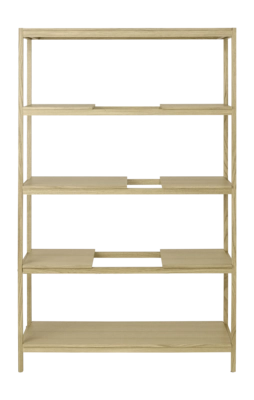 Kast Blomus Sukoya Natural Lacquered Oak Veneer Wood Large