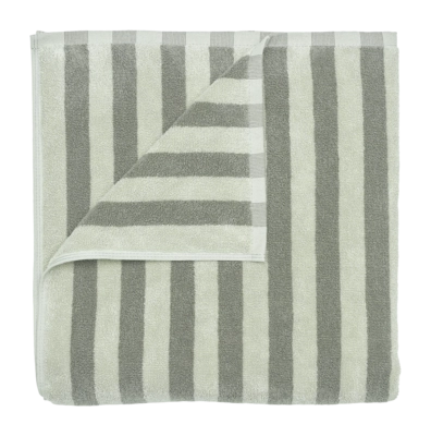 Bath Towel Blomus Arto Thick Stripes Desert Sage/Agave Green