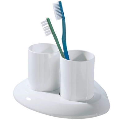 Porte Brosse à Dents Tiger Tainy Blanc