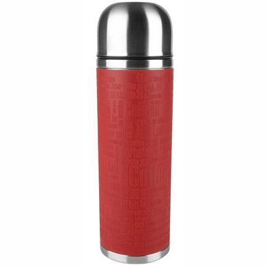 Thermosflasche Emsa Senator mit Silikonhülle Rot 0,5L