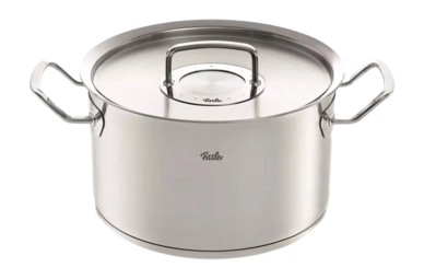 Casserole Fissler Original Profi Collection avec Couvercle en Acier Inox 24 cm