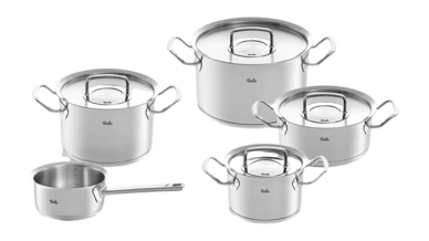 Pannenset Fissler Original Profi Collection Met RVS Deksels (5-Delig)