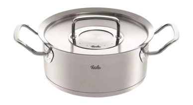 Casserole Fissler Original Profi Collection Bas avec Couvercle en Acier Inox 16 cm