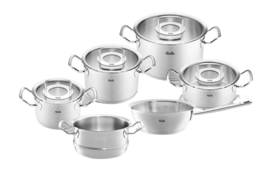 Pan Set Fissler Original Profi Collection with Glass Lids (6 pc)