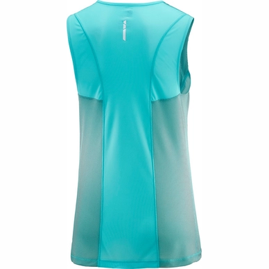 Tanktop Salomon Women Trail Runner Sleeveless Blue Curacao Charcoal