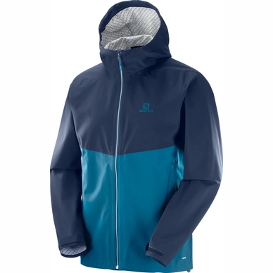 Jacke Salomon La Cote Flex 2.5L Moroccan Blue Night Sky Herren
