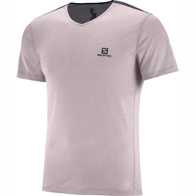 Tshirt Salomon Men Cosmic Block SS Gull Gray Graphite