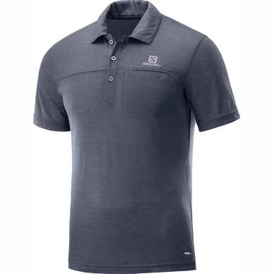 Poloshirt Salomon Explore Polo Graphite Herren